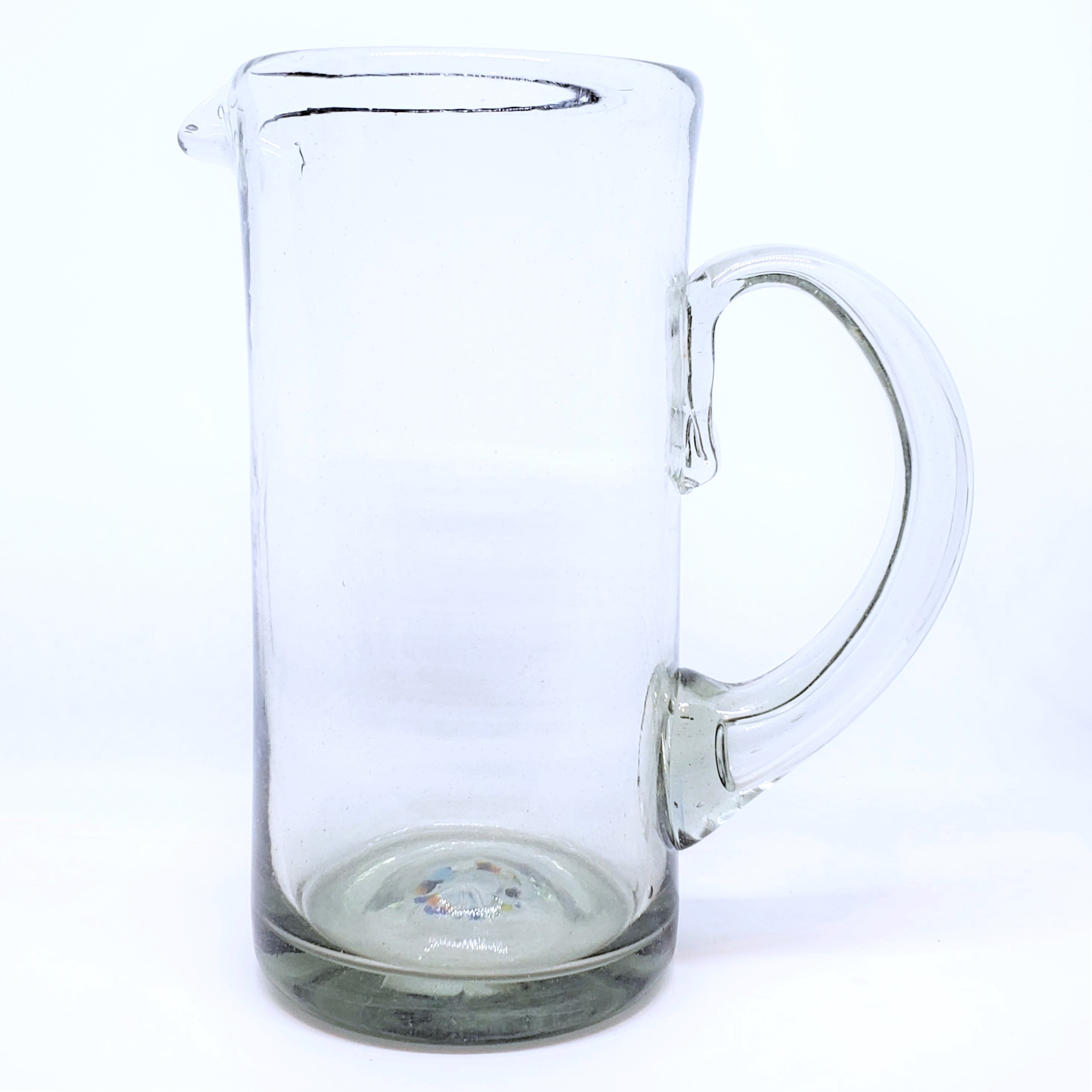 New Items / Clear 48 oz Tall Pitcher / Match your clear tumblers and glasses with this gorgeous rustic clear tall pitcher.
